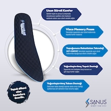 Sanus M900 Visco Memory Foam Anatomik Unisex Tabanlık