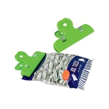 2&apos Li Pratik Torba Paket Ve Poşet Kapatıcı Kilitli Klips Mandal