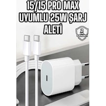 İos - 868 - Uyumlu Type-c Girişli Hızlı Şarj 15/15 Pro Max Adaptör - Csmo-tex - Ve Kablosu