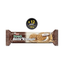 Eti Burçak Sütlü Kremalı Yulaflı Bisküvi 12 x 100 G