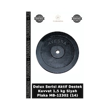 Delux Serisi Aktif Destek Kuvvet 1,5 Kg Siyah Plaka Mb-12302 14