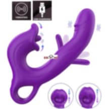 Erofoni Otomatik Dil Hareketli Klitoris Emici 3 Motorlu Usb Şarjlı Su Geçirmez Teknolojik Titreşimli Vibratör