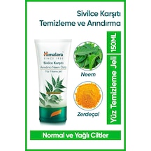 Sivilce Karşıtı Arındırıcı Yüz Temizleme Jeli 150 Ml Neem & Zerdeçal Normal Ve Yağlı Ciltler