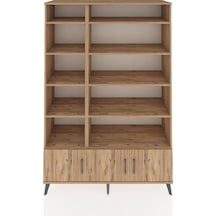 Hyperion Dolap 10 Raflı 3 Kapaklı 132x44x195 Çam-çam/çam Atlas Çam/atlas Çam - Atlas Çam