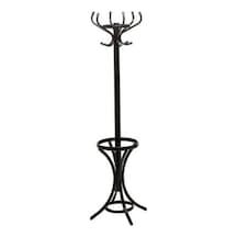 Güvençbilişim Ayaklı Metal Portmanto Askılık Siyah 180 Cm Siyah