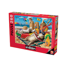 Anatolian Puzzle 260 Parça Kedilerin Plaj Keyfi 3322