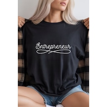 Unisex Oversize 24/1 Penye Dtf Baskılı Tişört - Dtf298 Beyaz