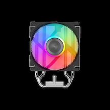 Sama X40l Black 1x100mm Argb Fan Kule Tipi Hava Soğutma 4 Adet Gelişmiş Kompozit Isı Borusu Cpu Fan