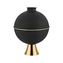 Setabianca Textured Darkayaklı Küre Vazodark Gold