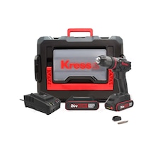 Kress KUC30.1 20V/2.0AH Li-ion 60NM Çift Akülü Profesyonel Şarjlı Darbeli Matkap