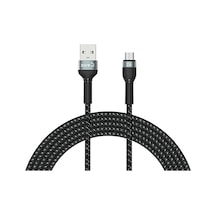 Shira Serisi Micro Usb Kablo 3m Siyah