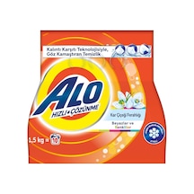 Alo 1,5 Kg Kar Çiçeği Ferahlğı Beyazlar Ve Renkliler Hızlı Çözülme Toz Deterjan