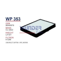 WUNDER WP353 Polen Filtresi Chevrolet Captiva - Opel Antara