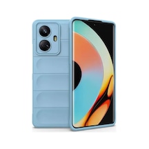 Jenerik Realme 10 Pro 5g Kılıf Optimum Silikon - Sky Blue