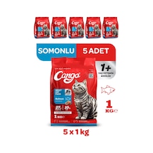 Cango Yetişkin Kedi Maması Somonlu 1 Kg 5'li