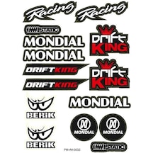 Mondial Uyumlu A4 Çoklu Sticker Seti Diğer