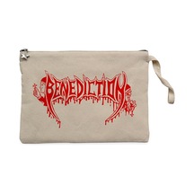 Benediction Red Krem Clutch Astarlı Cüzdan / El Çantası Krem