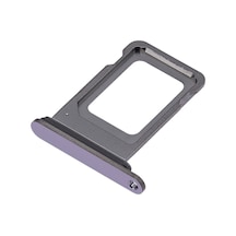 Apple Uyumlu iPhone 14 Pro Sim Çekmecesi Tek Simli Modeller İçin Sim Kart Yuvası Mor Renk
