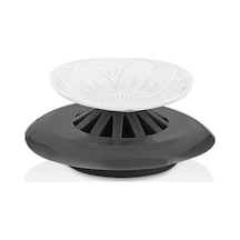 Süzgeçli Banyo Küvet Lavabo Gider Filtresi Süzgeci Pompası Tıkacı Tıpası Beyaz - Siyah