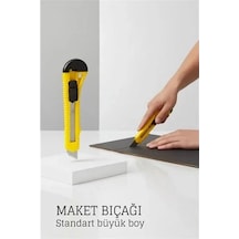 Zenvia Ergonomik Maket Bıçağı - Büyük Boy Maket Bıçağı 722407 Znv2023