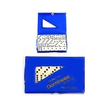Çantalı Orta Boy Melamin Domino Taşı 28 Parça Domino Oyunu
