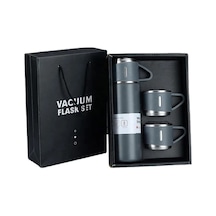 Vacuum Flask Set Üç Bardaklı Termos Seti