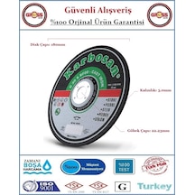 Karbosan Mermer Kesme Disk Taşı - 180mm