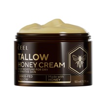The Ceel Doğal Beef Tallow İçyağı Ve Ballı Yüz & Vücut Kremi 50ml - Bal Ve Shea Yağı İçeren Derinlemesine Nemlendirici - Kuru Ve Hassas Ciltler İçin Hafif Günlük Bakım Kremi