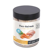 M-pets Freeze Dried Kurutulmuş %100 Tavuk Ve Havuç Küpleri Köpek