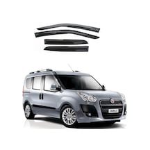 Fiat Doblo 2 2010-2020 Uyumlu Mugen Cam Rüzgarlığı Seti 4'lü İthal 00 Şüscaroto Aksesuar
