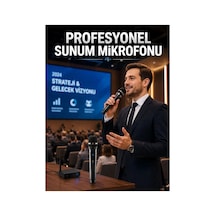 Çift Mikrofon Seti Profesyonel Ses Performansı Renkli Renkli