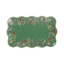 Lucky Art Vınea Seramık Sunum Tabağı 36cm Çok Renkli