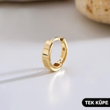 Goldkupe 14 Ayar Altın Tek Halka Küpe 0,56 Gr-6322