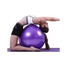 65 Cm Pilates Topu Ve Şişirme Pompası, Yoga Plates Egzersiz Topu, Tek Ebat, Pkl-pt05ı, Mor