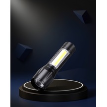 4 Mod Şarjlı Işıldak Cree Led Su Geçirmez Alüminyum Gövde Diğer
