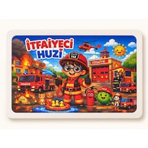 İtfaiyeci Huzi - 24 Parça Ahşap Puzzle