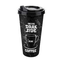 Kullan At Market Büyük Boy Kapaklı Kahve Bardağı 650ml-22oz 1 Adet Açık Beyaz