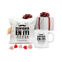 Dünyanın En Iyi Babası Kupa Bardak Ve Yastık Seti