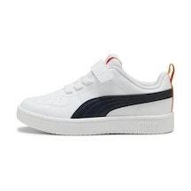 Puma 385836 40 Rickie Ac+ Ps Beyaz-siyah-turuncu Erkek Çocuk Spor Beyaz
