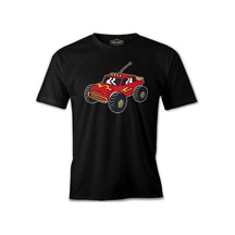 Remote Control Red Car Toy Siyah Erkek Tshirt 001