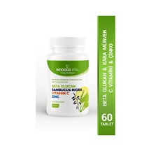 Beta Glukan , Kara Mürver ,c Vitamini Ve Çinko 60 Tablet
