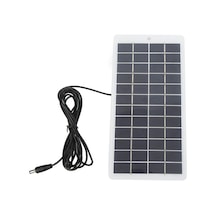 Güneş Paneli, 5w 12v Taşınabilir Yüksek Verimli Güneş Modülü Dc Arayüzlü Polikristal Güneş Enerjisi Paneli, Acil Durum Işıkları İçin Enerji Tasarruflu Güneş Şarj Paneli, Küçük Güneş Enerjisi