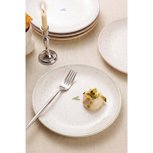 Livia Ege 4'lü Pasta & Sunum Tabağı 20 Cm Çok Renkli