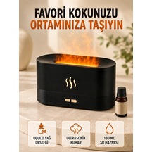 Alev Efektli Aroma Difüzörü Uçucu Destekli Usb Hava Nemlendirici