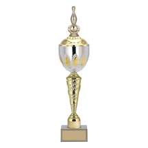 Odak Kupa - Figürlü Kupalar - Bowling / Labut Figürlü Kupalar Fg-085 C - 53 Cm Altın - Beyaz