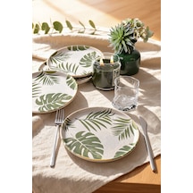 Keramika Forest Nordic Pasta Tabağı 22 Cm 4 Adet 22728 Çok Renkli