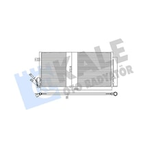 Kale Klima Radyatörü Mondeo 01 2.0 Zetec-2.0 Tdci 650mm-373mm-16mm Kale 378700 4s71 19710 Aa-1s7h 19710 Bb