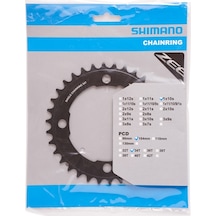 Aynakol Tekli Yaprak Fc-m640 1x10s 34t 104 Mm Shimano Siyah