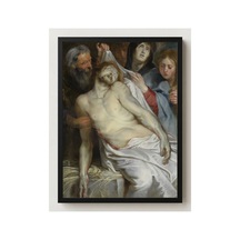 Rönesans Rubens İsa'ya Ağıt Michielsen Epitafı Çerçevesiz Poster 21x30 Cm A4 Tablo Rönesans
