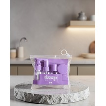 Seyahat Banyo Seti 5 Parça 30 Ml Şeffaf Taşıma Çantalı Uczzz5liseyahatşişesi